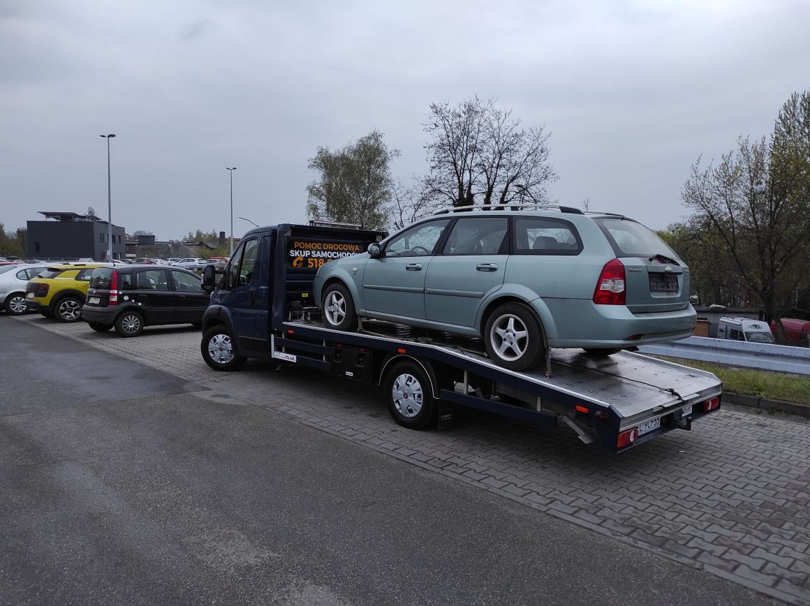 Pomoc drogowa holowanie autolaweta laweta a1 a4 dtś Katowice Mysłowice