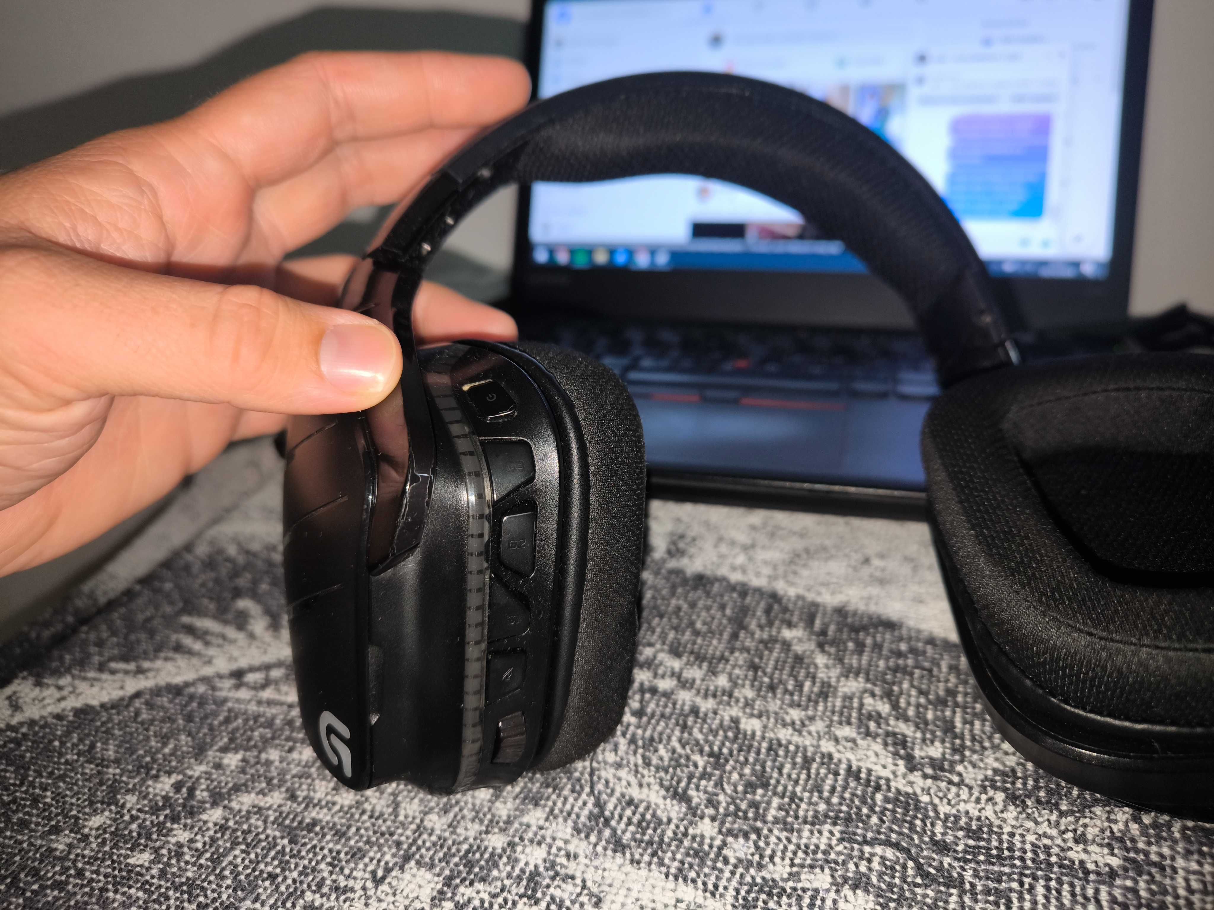 Headset Logitech G933 7.1 Wireless Spectrum RGB Auscultadores Gaming