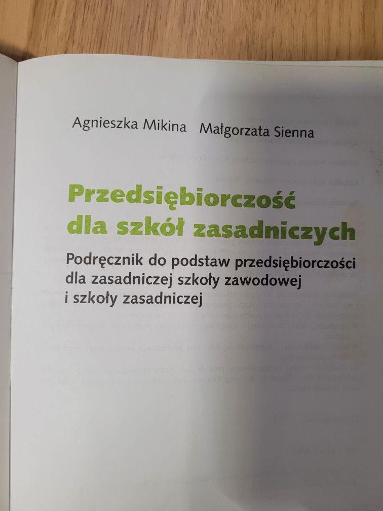 Przedsiębiorczość  podręcznik