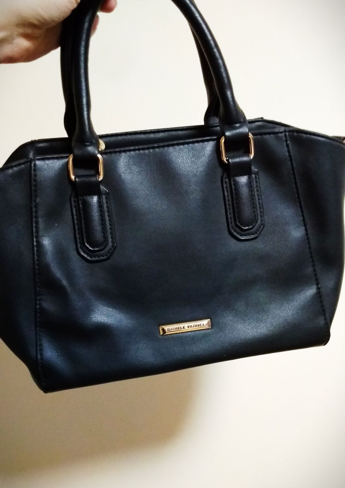 Чорна сумка + клатч в подарунок