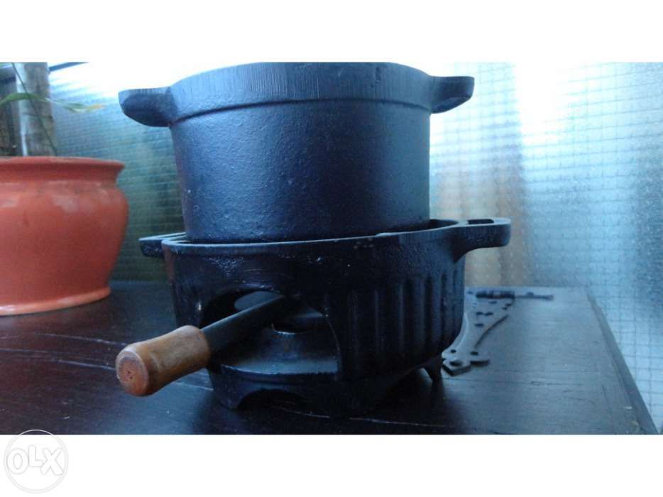 Foudue em ferro rústico e antigo