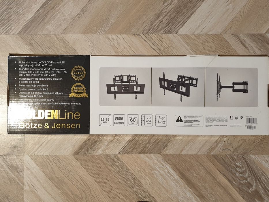 Uchwyt ścienny do TV Götze & Jensen TM 3760 FMS dla TV 32"–75″