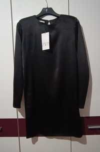 Okazja! Oryginalna elegancka mała czarna sukienka Zara r S/M