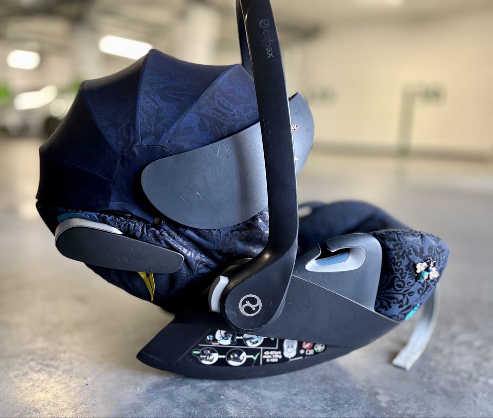 Cybex Balios S Lux 2w1 +nosidelko + baza obrotowa Isofix
