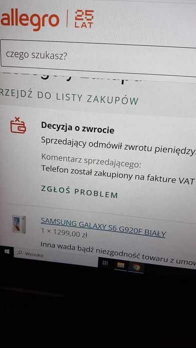 Samsung GALAXY S6 G920F biały Nowy
