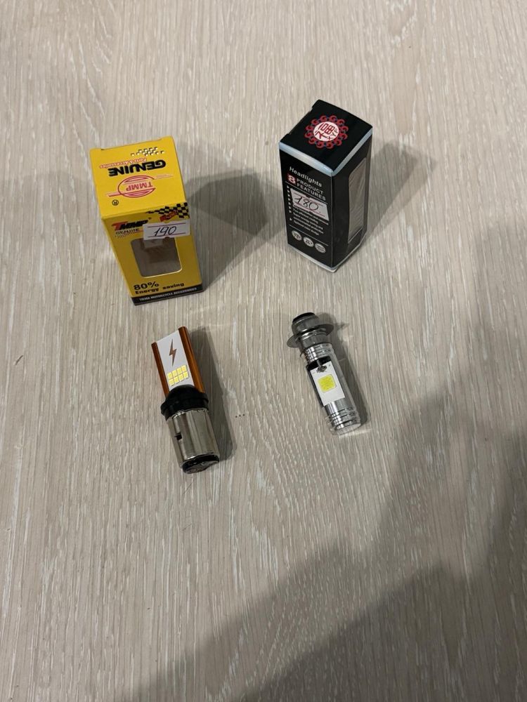 Повороти мото та лампочки Led на мото