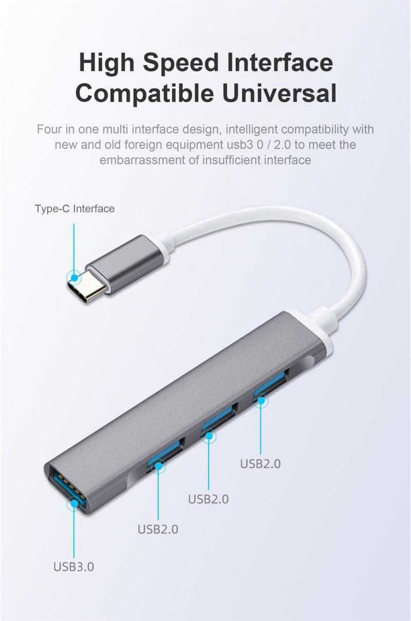 Hub usb-c 3.0 usb-a