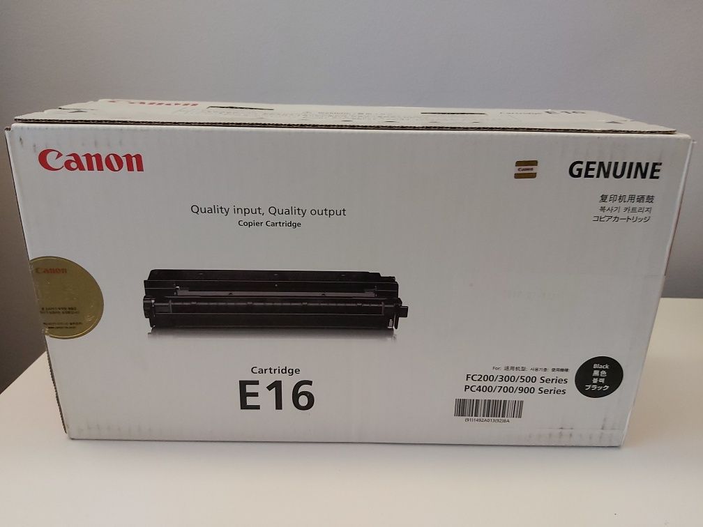 TonerCANON Cartrige E16 oryginał oraz HP Pro M 402DN /426 DW zamiennik
