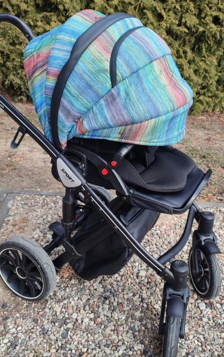 Wózek Anex Sport z nosidełkiem i fotelikiem BeSafe iZiGoModular ISOFIX