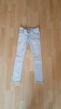 Legginsy jeansy rurki 134/140 8lat