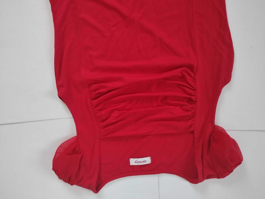 ORSAY koszulka bluzka czerwona z krotkim rekawem S