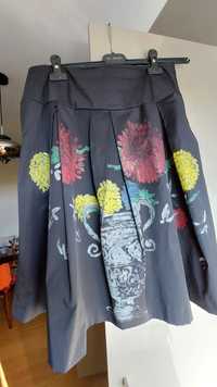 Solar spódnica z malowanym wzoerm