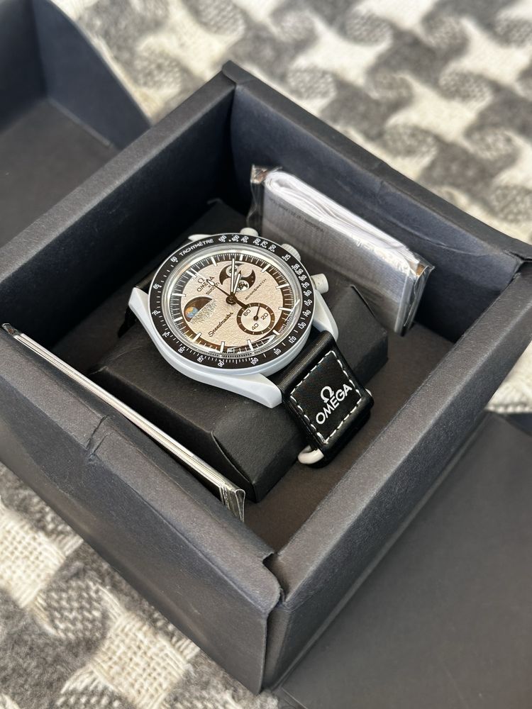 Годинник Omega x Swatch Mission to the Moon Moonphase З Коробкою!