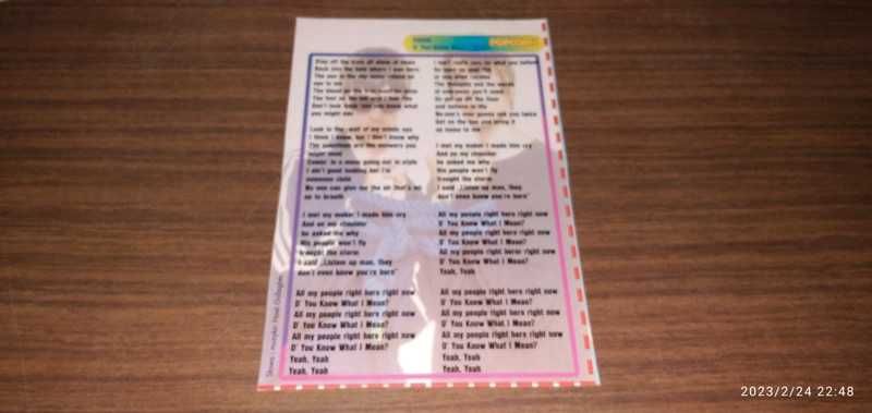 Oasis - songbooki, teksty piosenek z Bravo, Popcorn