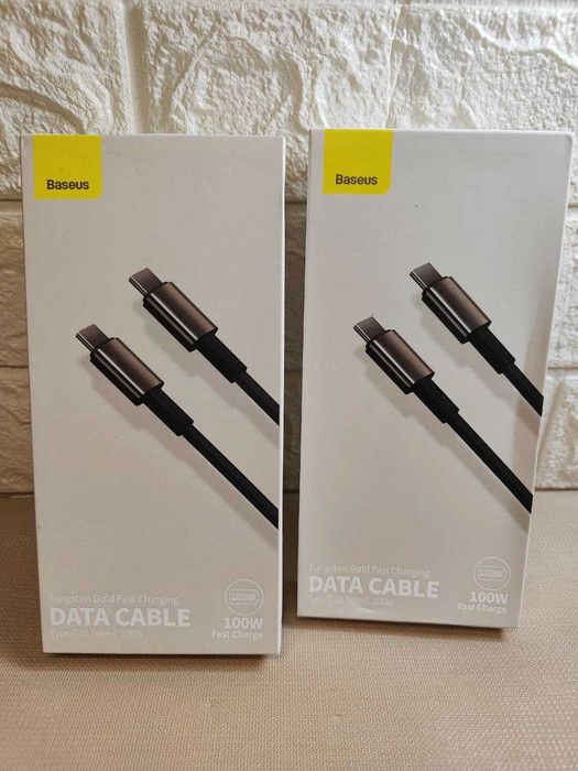 Кабель Baseus 100W TypeC-TypeC iPhone 15/16/17. Samsung/Xiaomi/Macbook