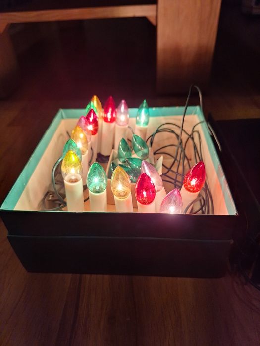 Lampki choinkowe z czasów PRL
