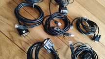 Kabel RS232 RJ45 długi 2,7m 9pin 8pin ethernet urządzenia do komputera
