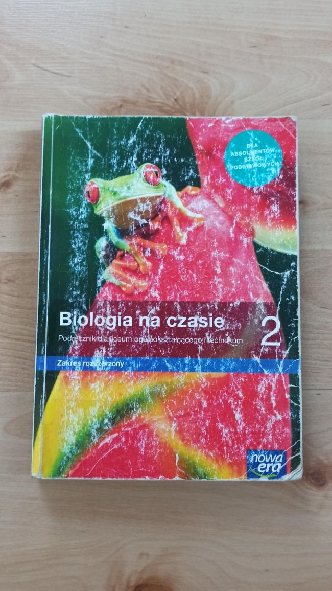Biologia na czasie 2 - NOWA ERA - zakres rozszerzony - podręcznik