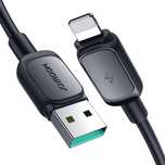 kabel przewód do iphone lightning - usb 2.4a 480mbps 2m czarny