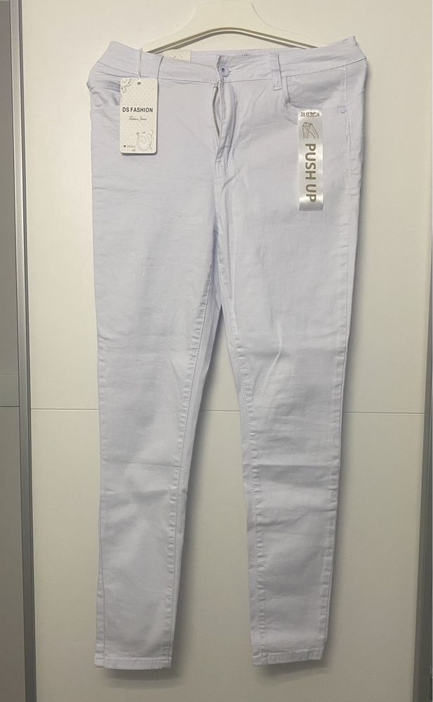 Jeans biale rozm.40