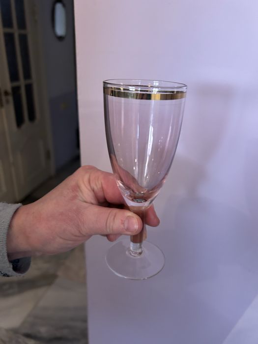 Продаю  вінтажні бокали 50- 70 роки. В ідеальному  стані з позолотою