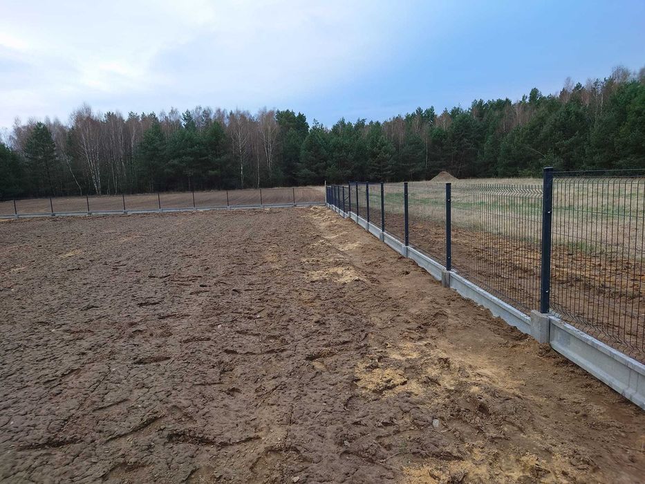 ogrodzenia ogrodzenie panelowe panele słupki brama furtka płot palety