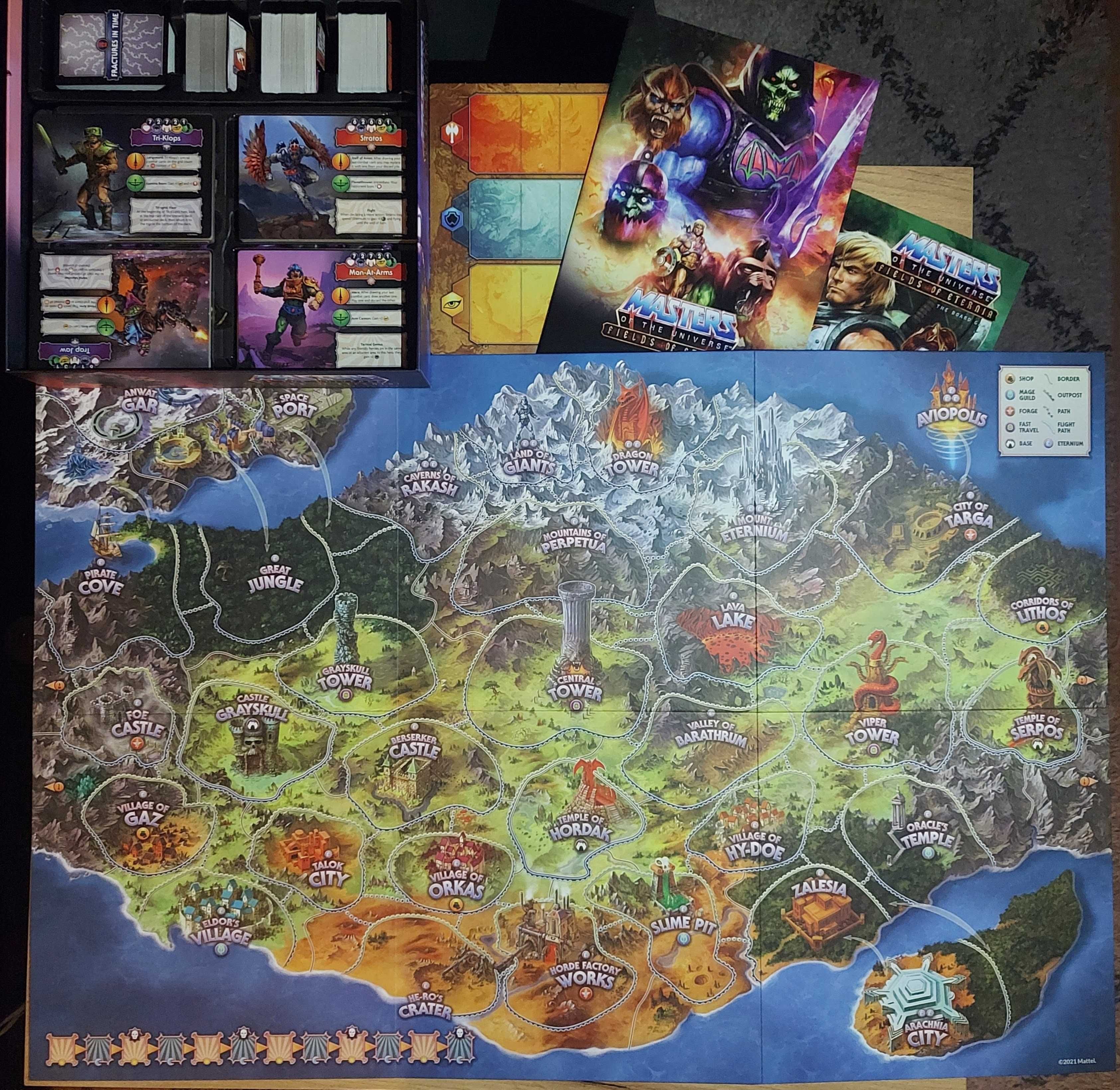 He Man Masters of the Universe - Fields of Eternia - Gra planszowa