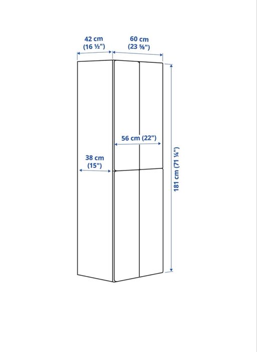 Armario SMASTAD IKEA criança