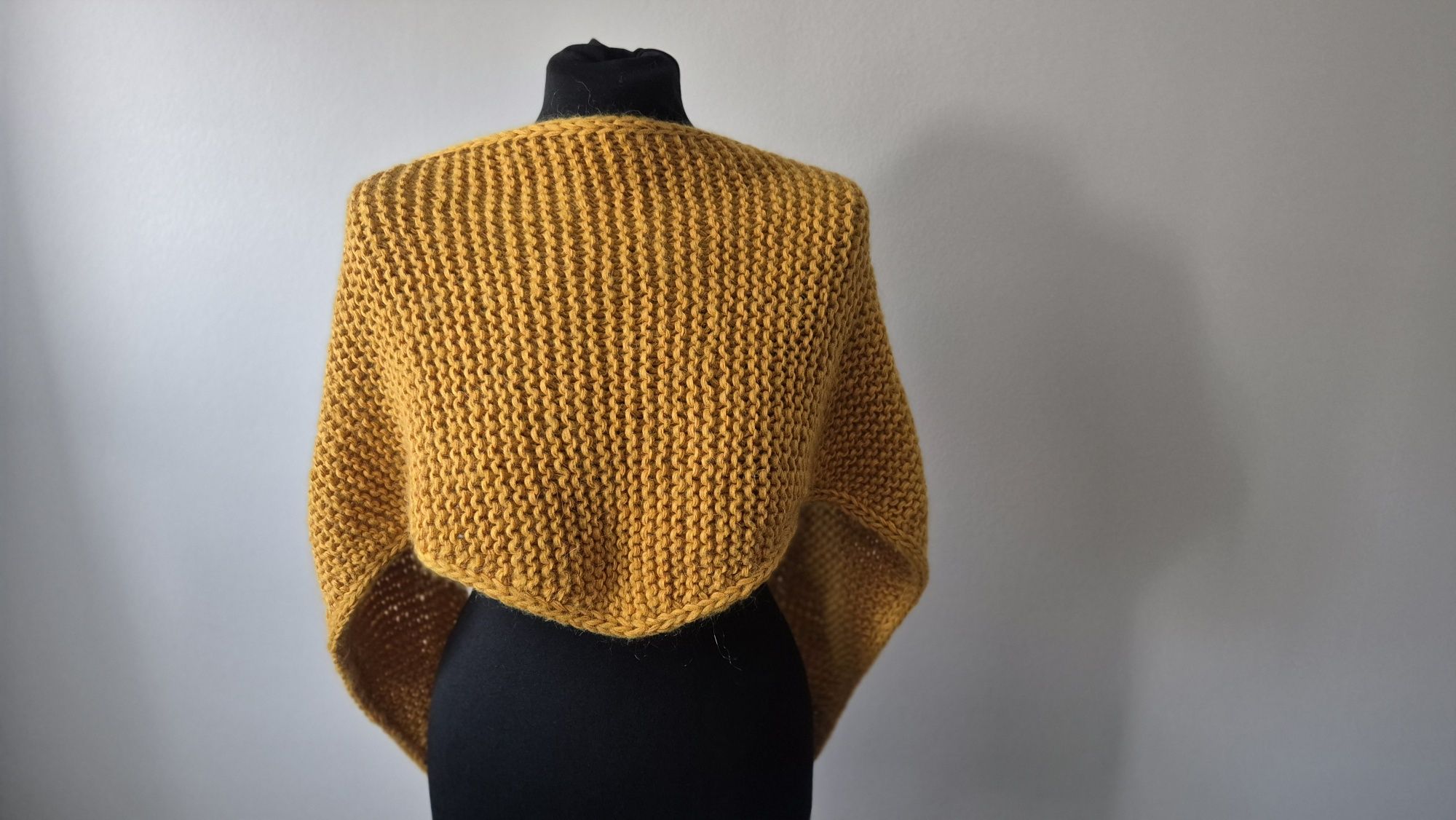 Chusta na drutach handmade