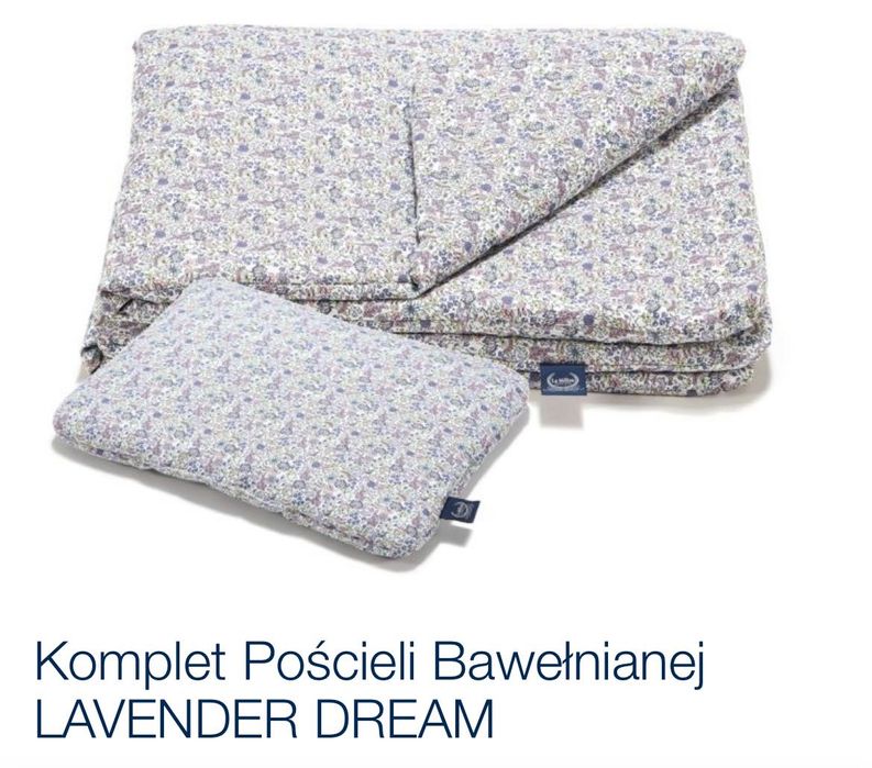 La millou kołderka/komplet pościeli lavender 80x100 z poduszką