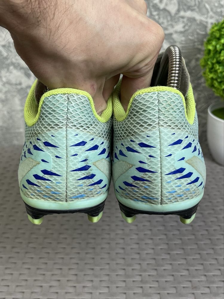 Adidas X speedportal бутсы 41 размер футбольные полупрофи бирюзовые