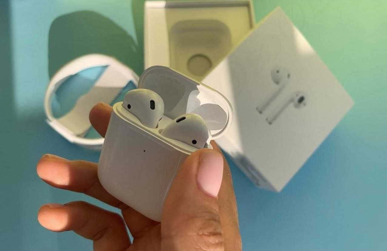 Навушники AirPods 2 Найкраща якість на ринку!! + чохол у подарунок