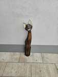 Kot figura z drewna,100cm