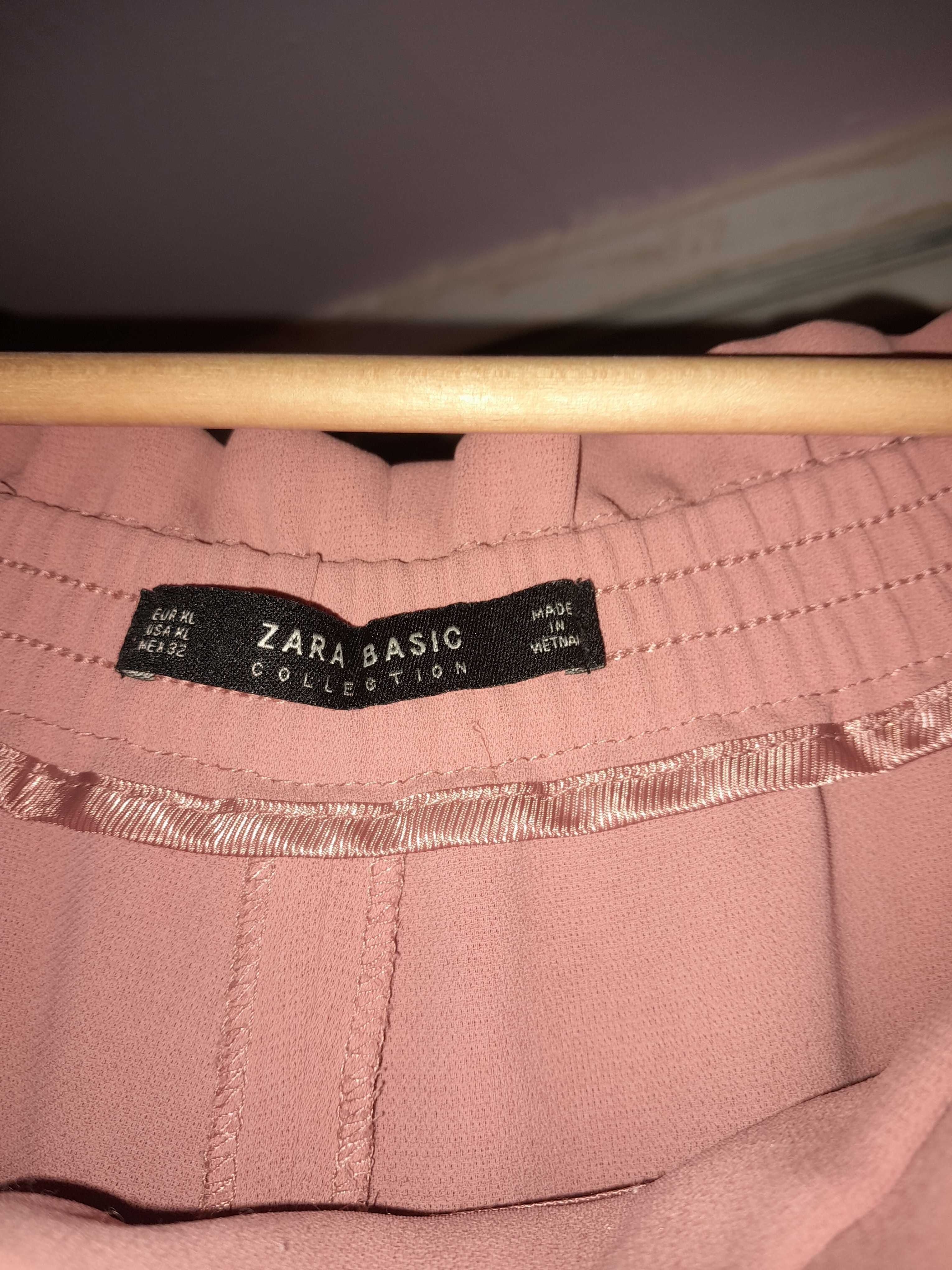 Pantalonas em malha fria rosa