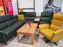 Narożnik Tulipano skórzany z funkcją spania ,relax VERO Promocja 30%