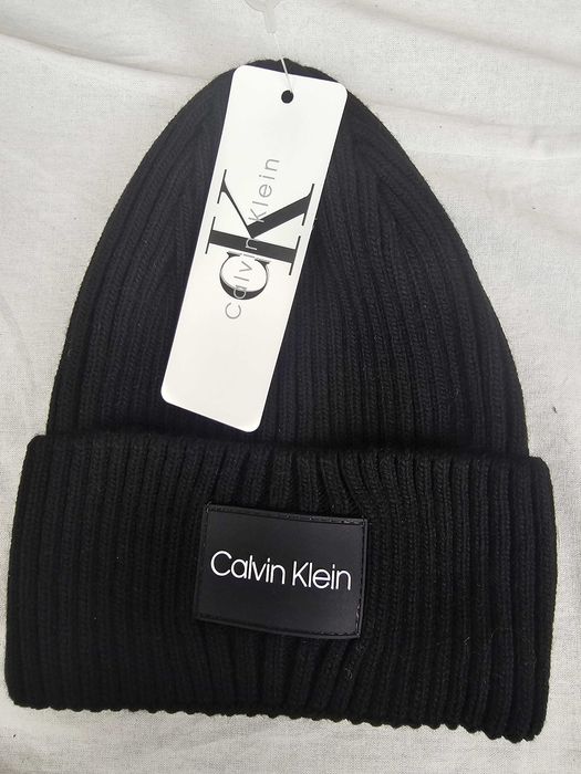 Czapka czapki zimowe karl lagerfeld unisex calvin klein premium
