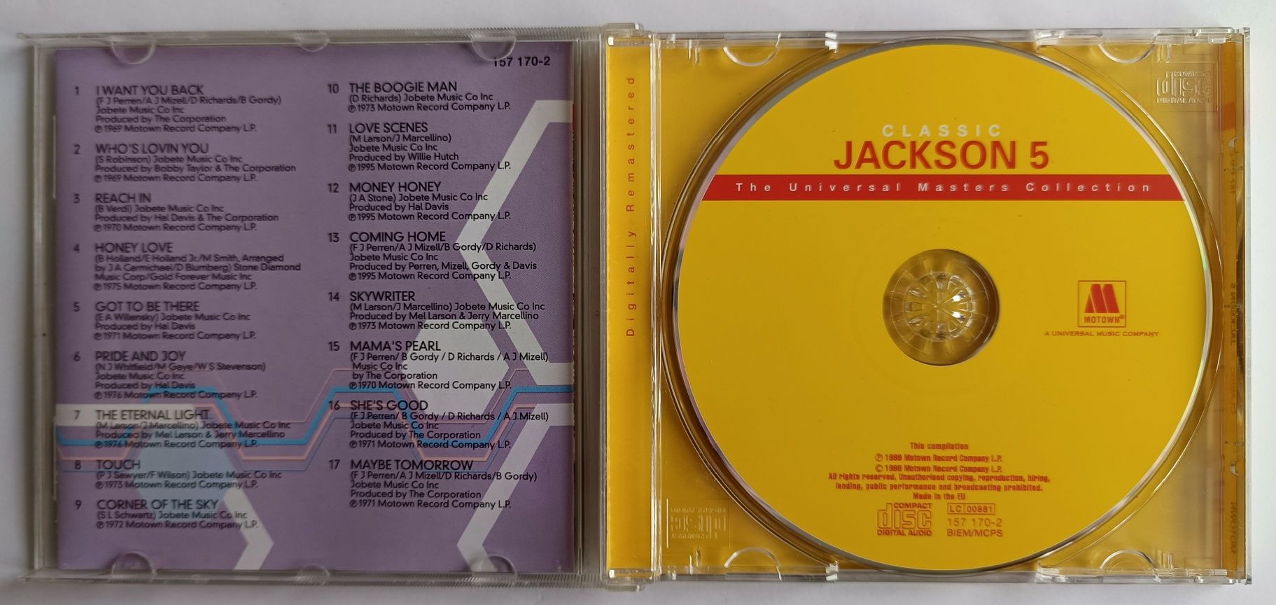 Jackson 5 The Universal Masters Collection 1999r