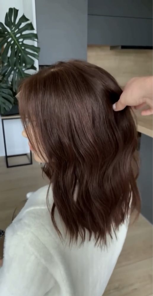 nowa naturalna peruka lace front 100% ludzki wlos