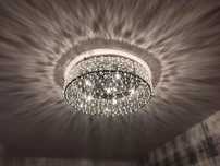 Lampa/ plafon kryształki
