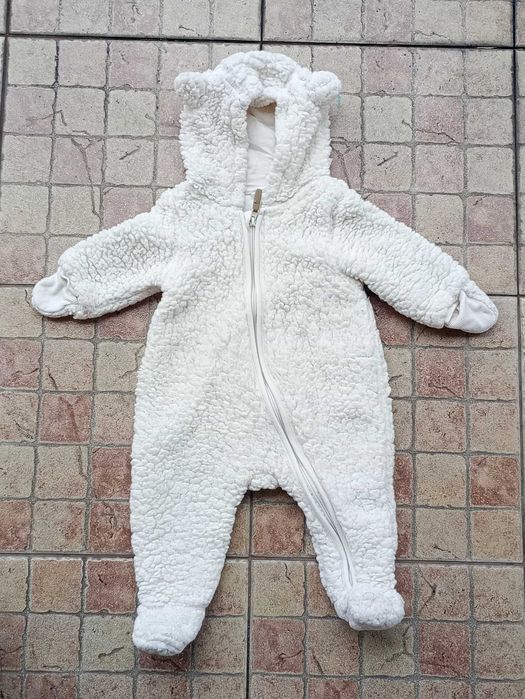 Kombinezon przejściowy "baranek", rozmiar 62/68, H&M
