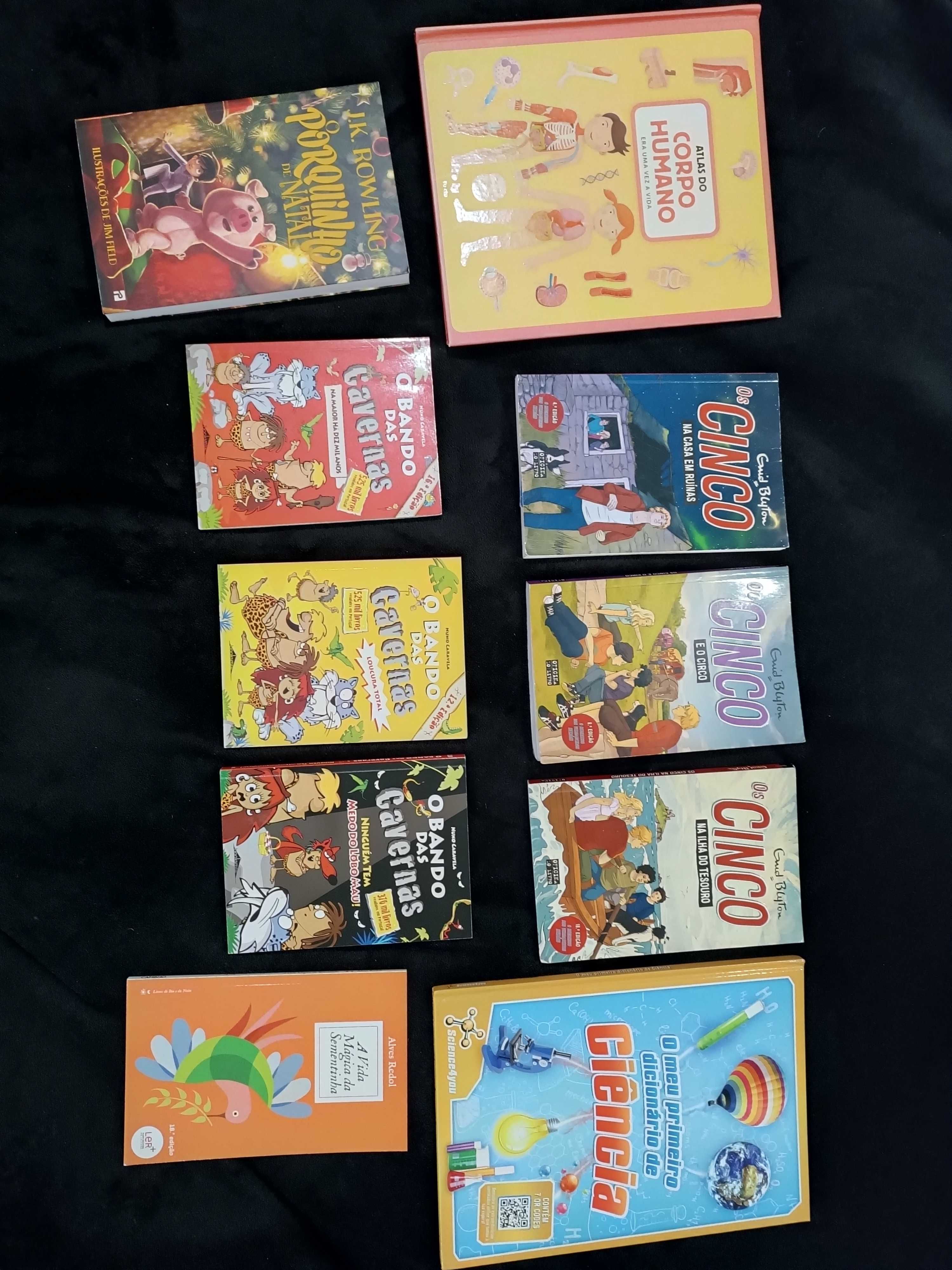 Pack de 7 livros juvenis