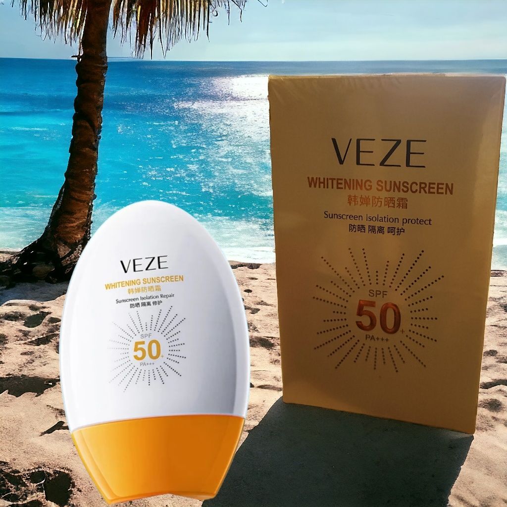 HIT !!! Wodoodporny przeciwsłoneczny krem z SPF 50+ VEZE