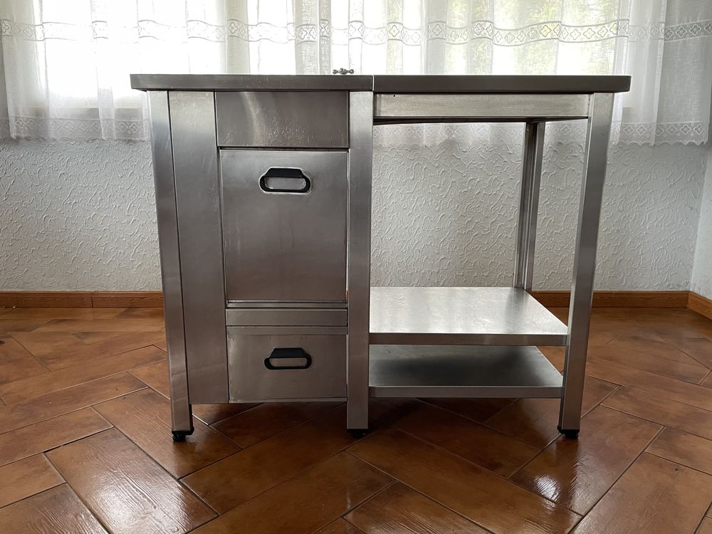 Movel Inox com Lavatório e Tulha