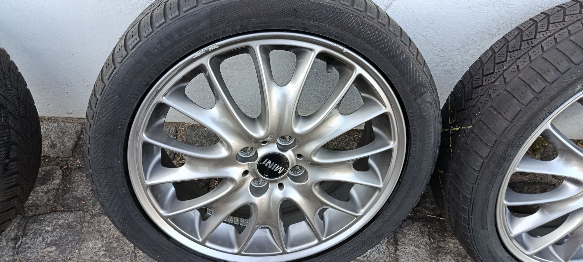 Jantes 17 mini John Cooper Works originais 4*100 com pneus 205/45/17