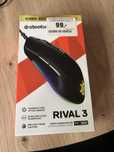 Mysz SteelSeries Rival 3 gamingowa RGB USB Przewodowa