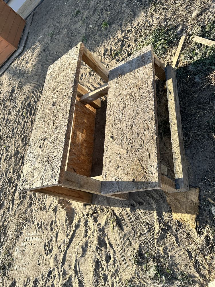 Schodki z płyt OSB solidne pilnie oddam