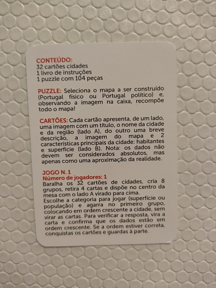Puzzle À Descoberta De Portugal