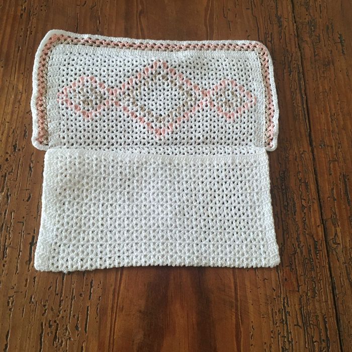Bolsas guardanapo feita em crochet novas