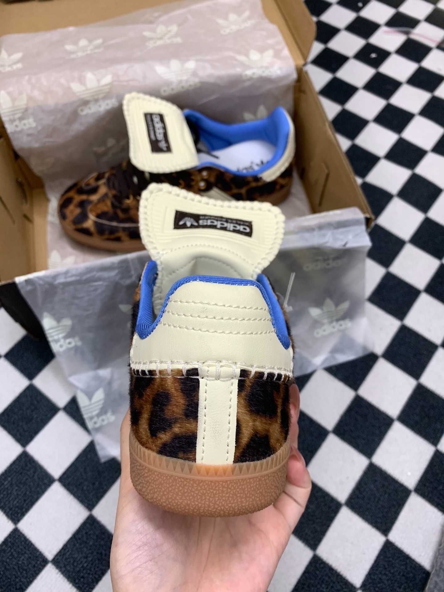 nowy Buty Adǐdas Samba Leopard Damskie Rozmiar.39