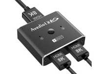 Rozdzielacz Avedio Links HDMI 8K obsługuje 8K 60Hz, 4K 120Hz
